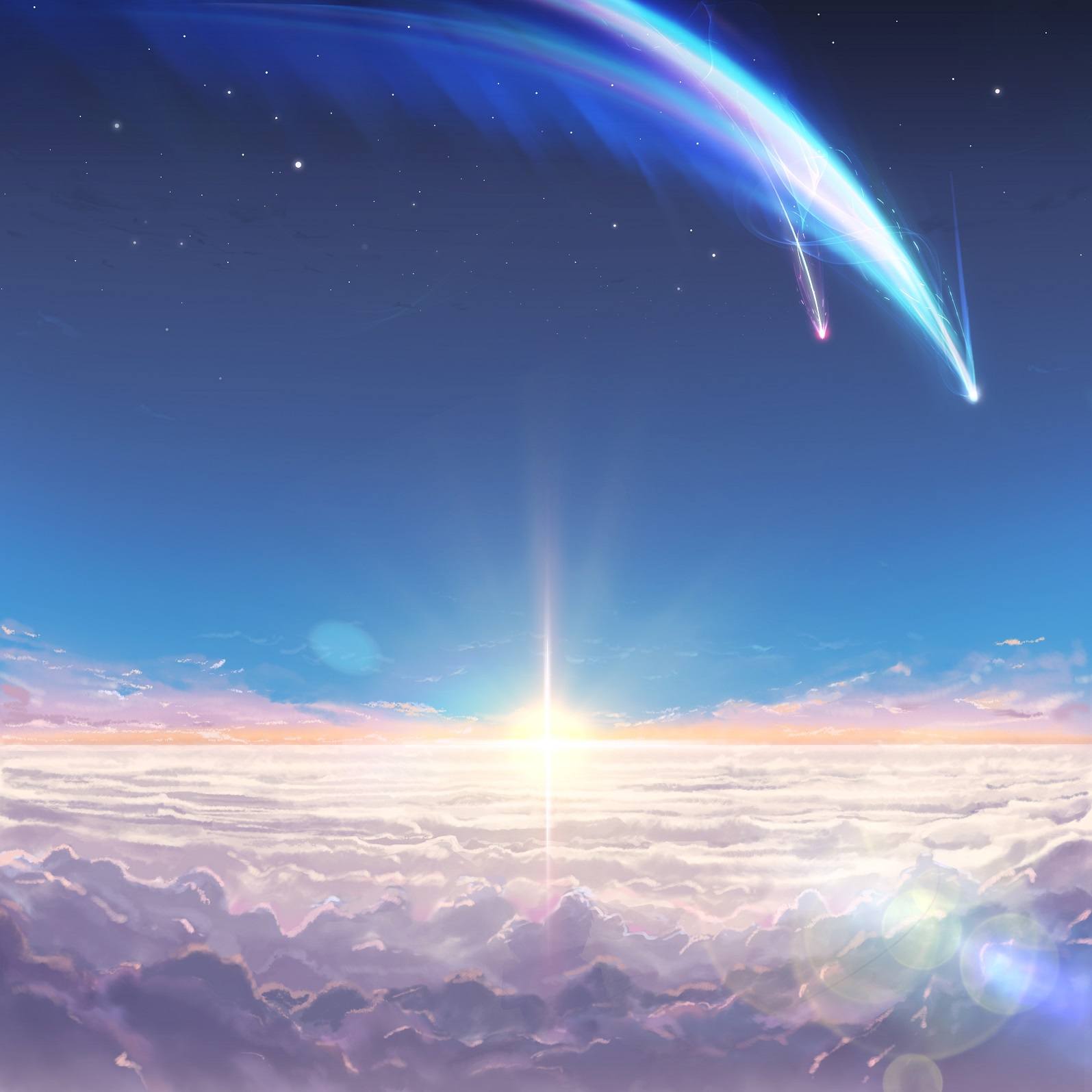 你的名字情侣壁纸特辑：苹果宽屏下的星辰之恋详细内容1